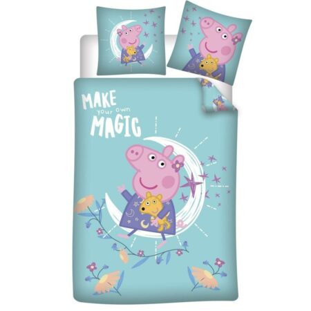 Peppa Pig Dekbedovertrek Make your own Magic 140 x 200 cm - Polyester
