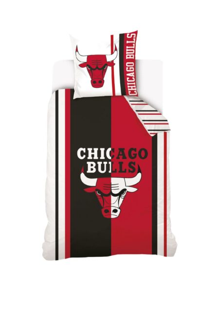 Chicago Bulls Dekbedovertrek 140 x 200 cm - 70 x 90 cm - katoen