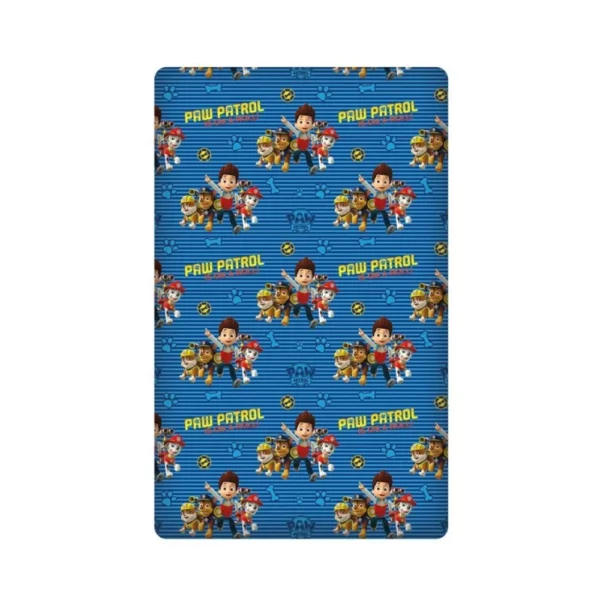 PAW Patrol Hoeslaken team 90 x 200 cm - Blauw