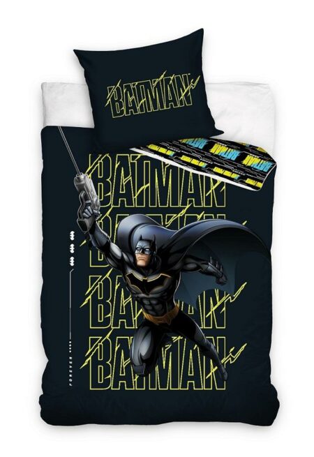 Batman Dekbedovertrek Batman 140 x 200 cm - katoen -70 x 90 cm