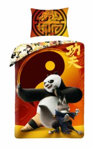 Housse de couette Kungfu Panda 140 x 200 cm - Coton - 70 x 90 cm en précommande