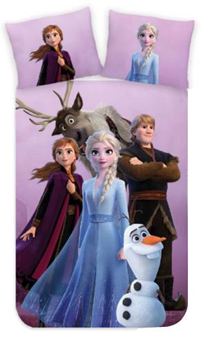 Disney Frozen peuterdekbedovertrek paars - 100 x 140 cm