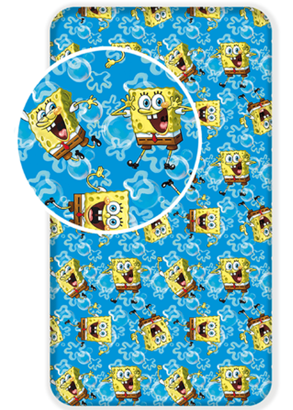 Spongebob Hoeslaken 90 x 200 cm - pre order