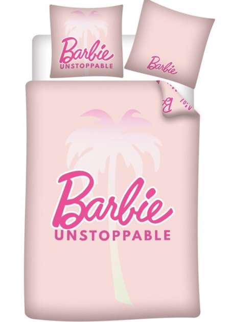 Barbie Dekbedovertrek Unstoppable polyester - 140 x 200 cm  63 x 63 cm