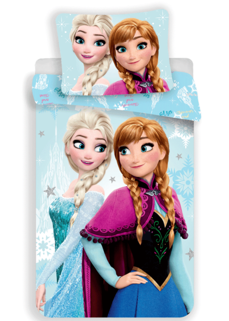 Disney Frozen Dekbedovertrek Anna & Elsa - 140 x 200 cm - Katoen - 70 x 90 cm - pre order
