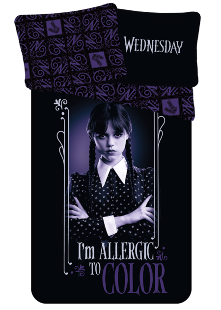 Wednesday Dekbedovertrek  - Allergic -  140 x 200 cm (70 x 90 cm) pre order