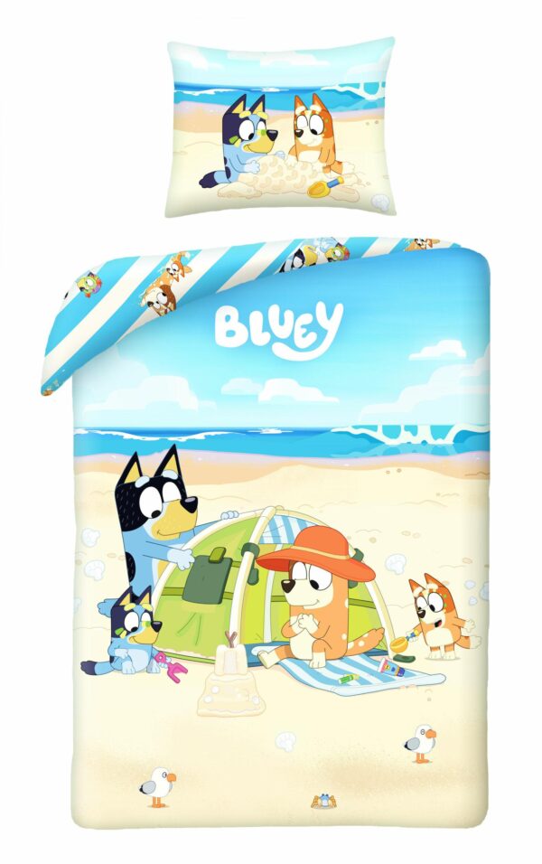 Bluey Dekbedovertrek beach  140 x 200 cm - katoen