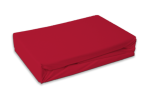 Badstof hoeslaken - Rood - Matras dikte 40 cm