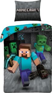 Minecraft Dekbedovertrek Mining  - 140 x 200 cm - Katoen