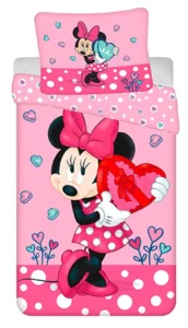 Minnie Mouse Dekbedovertrek Heart  140 x 200 cm