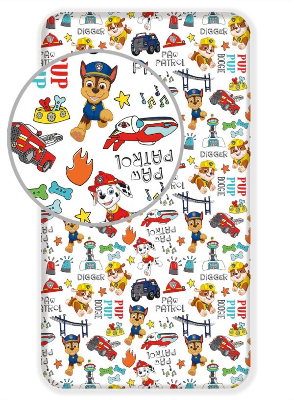 PAW Patrol Hoeslaken Favorite Things - Eenpersoons - 90 x 200 cm - Katoen