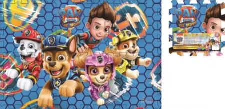 Paw Patrol Puzzel vloerkleed 6 stuks