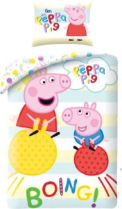 Peppa Pig Dekbedovertrek Boing  140 x 200 cm katoen