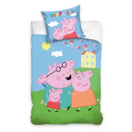 Peppa Pig Dekbedovertrek Family 100 x 135 Cm Katoen