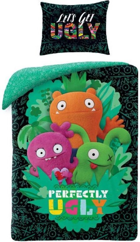 Ugly Dolls dekbedovertrek Perfectly Ugly  140 x 200 cm - katoen