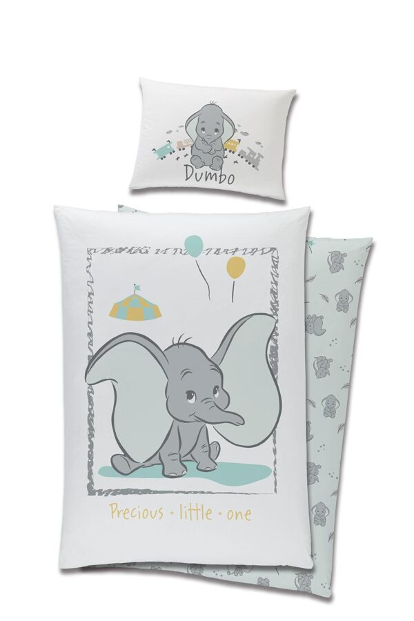 Disney Dumbo BABY Dekbedovertrek- 90 x 120 cm - Katoen