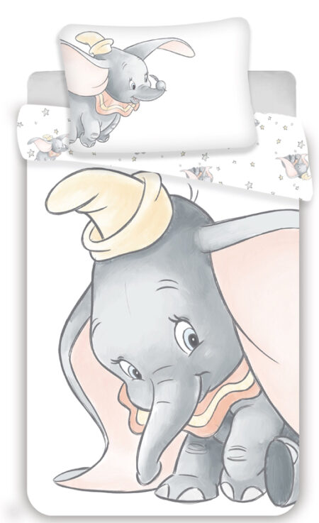 Disney Dumbo dreumes dekbedovertrek - 100 x 135 cm - Katoen