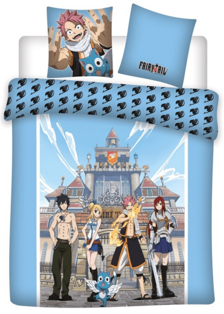 Fairy Tail Dekbedovertrek Ready 240 x 220 cm Katoen 63 x 63 cm