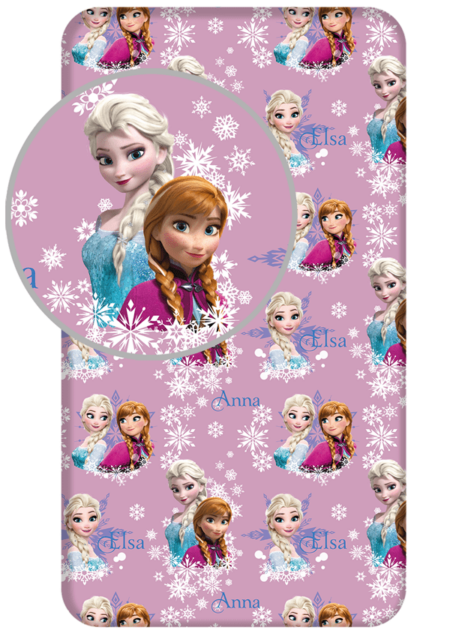 Frozen Hoeslaken Anna & Elsa 90 x 200 cm - pre order