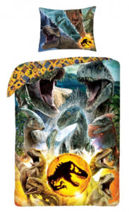 Jurassic World Dekbedovertrek Dinosaurs 140 x 200 cm  - Katoen - 70 x 90 cm