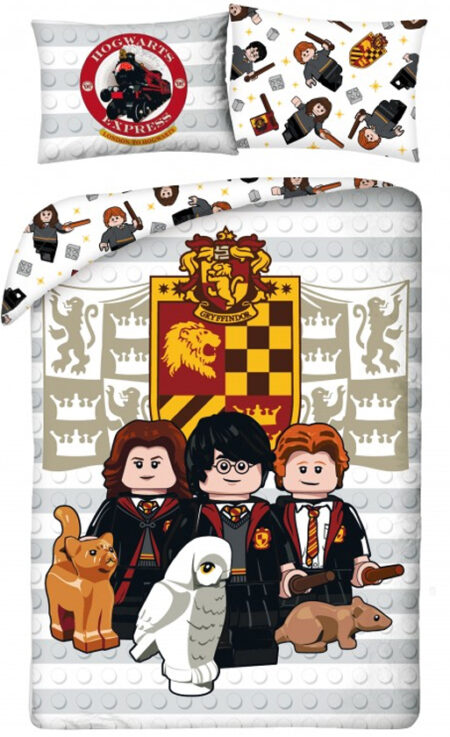 Lego Dekbedovertrek Harry Potter 140 x 200 cm  - Katoen - 70 x 90 cm