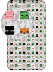 Minecraft Hoeslaken Adventure eenpersoons 90 x 200 cm