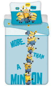 Minions dekbedovertrek blue 140 x 200 cm - 70 x 90 cm