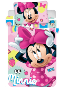 Minnie Mouse dekbedovertrek 100 x 135 cm - Katoen