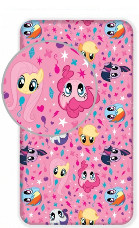 My Little Pony Hoeslaken Eenpersoons - 90 x 200 cm - Roze