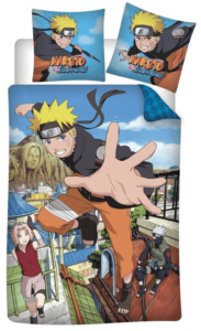 Naruto Dekbedovertrek eenpersoons 140 x 200 cm Katoen 65 x 65 cm