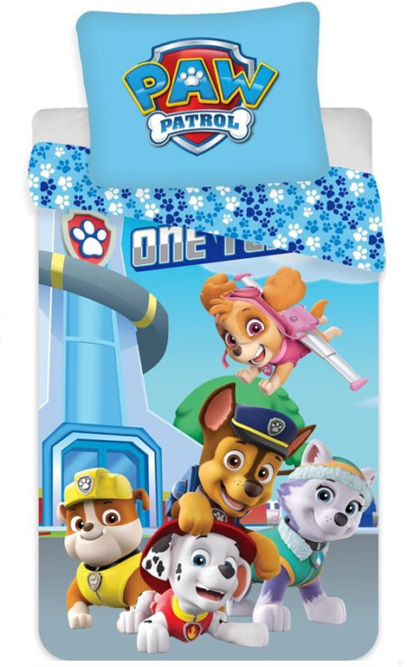 Paw Patrol Dekbedovertrek Glow in the dark Pups 140 x 200 cm - 70 x 90 cm