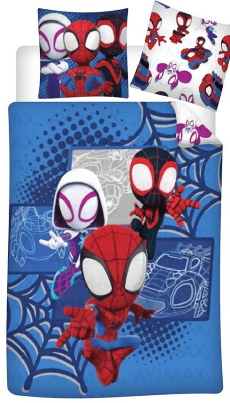 SpiderMan Dekbedovertrek Cartoon  140 x 200 cm - Polykatoen pre order