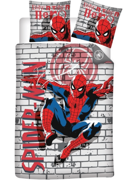 Spiderman Dekbedovertrek polykatoen  140 x 200 cm - Pre order