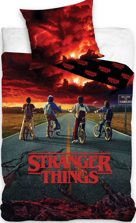 Stranger Things Dekbedovertrek Bikers  140 x 200 cm - 70 x 90 cm