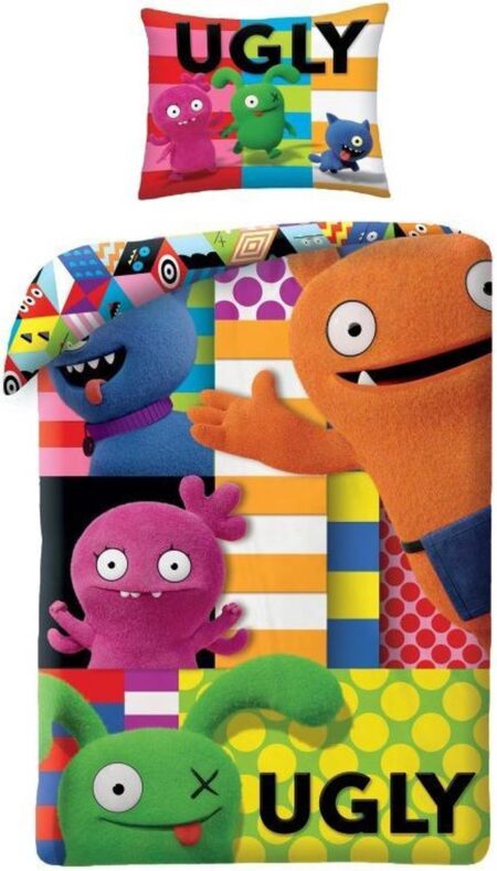 Ugly Dolls dekbedovertrek  Ugly  140 x 200 cm - katoen