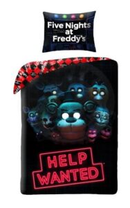 Five Nights at Freddy's Help Wanted dekbedovertrek  140 x 200 cm polyester