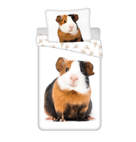 Sweet Home dekbedovertrek cavia 140 x 200 cm - 70 x 90 cm - Katoen -pre-order