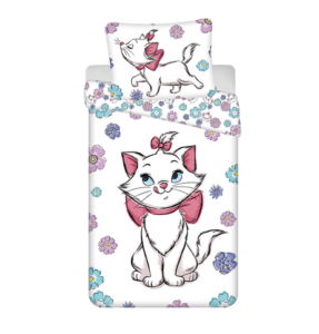 Disney Aris to Cats dekbedovertrek Flowers - 140 x 200 cm - Katoen -pre-order