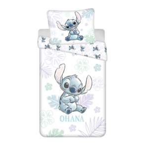 Lilo en Stitch dekbedovertrek Ohana White140 x 200 cm - 70 x 90 cm - katoen -pre-order