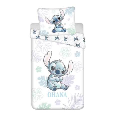 Lilo en Stitch dekbedovertrek Ohana White140 x 200 cm - 70 x 90 cm - katoen -pre-order