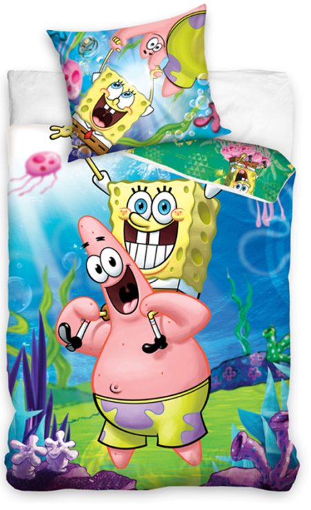 SpongeBob Dekbedovertrek Fun with Patrick 140 x 200 cm Katoen