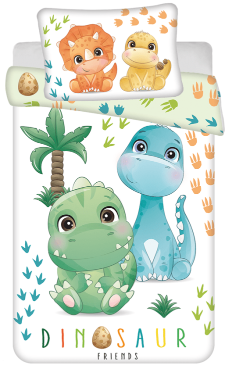 Dino Peuterdekbedovertrek  Friends - 100 x 135 cm - Katoen - pre order