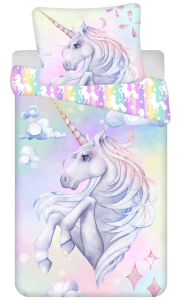 Unicorn Dekbedovertrek - Eenpersoons - 140 x 200 cm - Katoen - pre order