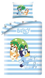 Bluey Dekbedovertrek splash 140 x 200 cm - katoen