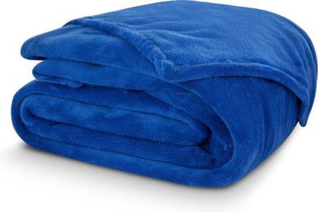 In Home Fleece plaid 150 x 200 cm Blauw