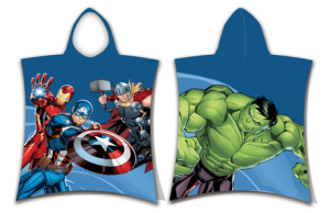 Marvel poncho 50 x 115 cm (blauw)