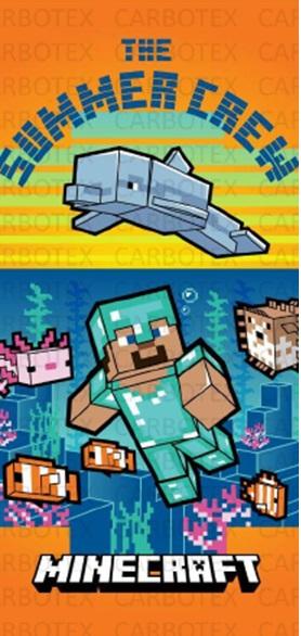 Minecraft standlaken Summer Crew 70 x 140 cm