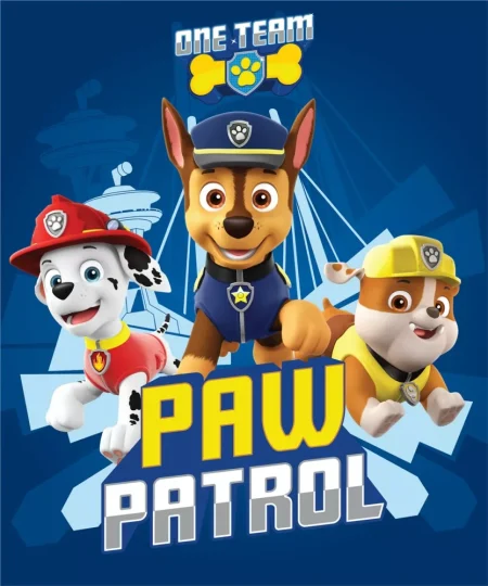 Paw Patrol fleece plaid One Team - 100 x 140 cm