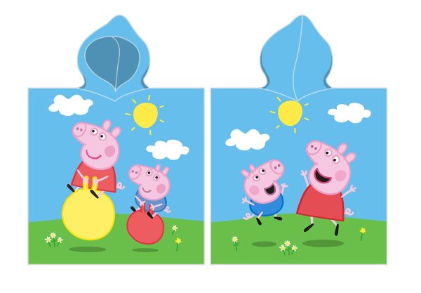 Peppa Pig poncho  55 x 110 cm