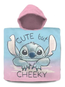 Stitch poncho Cute but Cheeky 60 x 120 cm